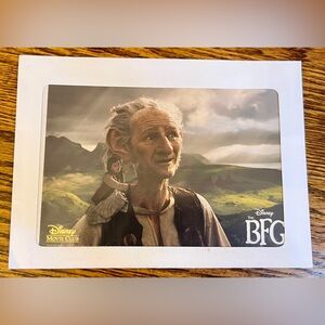 Disney Movie Club BFG collectible lithograph in original packaging